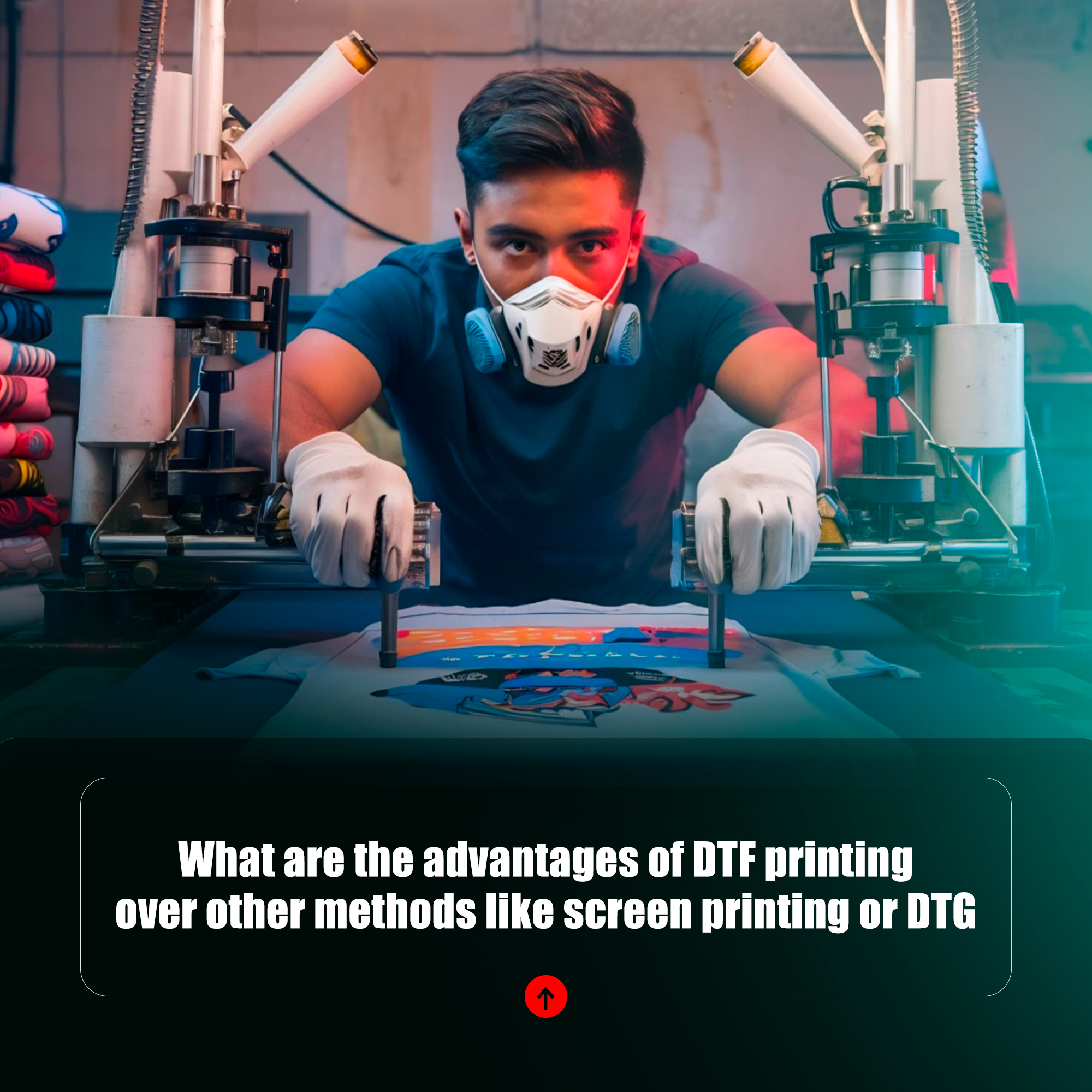 What are the advantages of DTF printing over other methods like screen printing or DTG